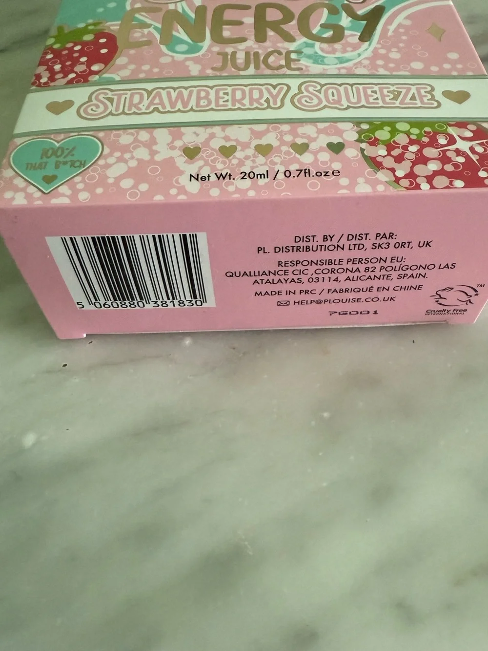 P Louise Bad B*tch Energy Strawberry Lip Duo NIB